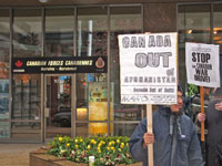 EMERGENCY PICKET AGAINST CANADIAN OCCUPATION OF AFGHANISTAN!